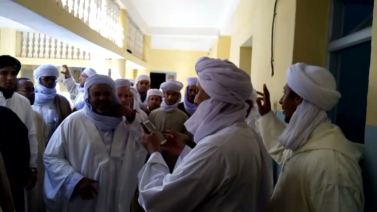 الشيخ محمد السقاف  بمدرسة الشيخ خليل بتيميون . 