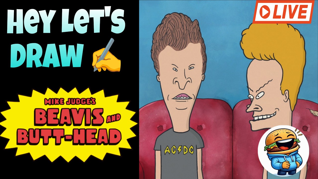 Hey Draw Beavis and Butt-Head! #beavisandbutthead