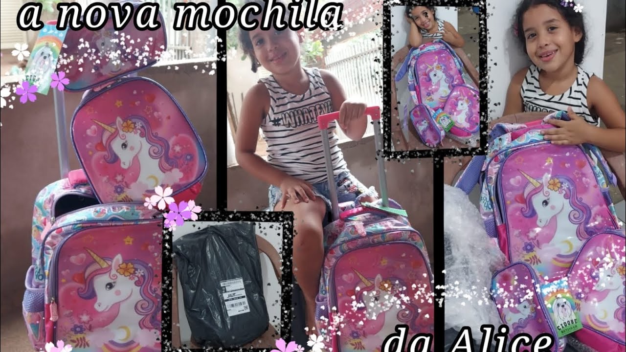 ela amou demais essa mochila 🎒