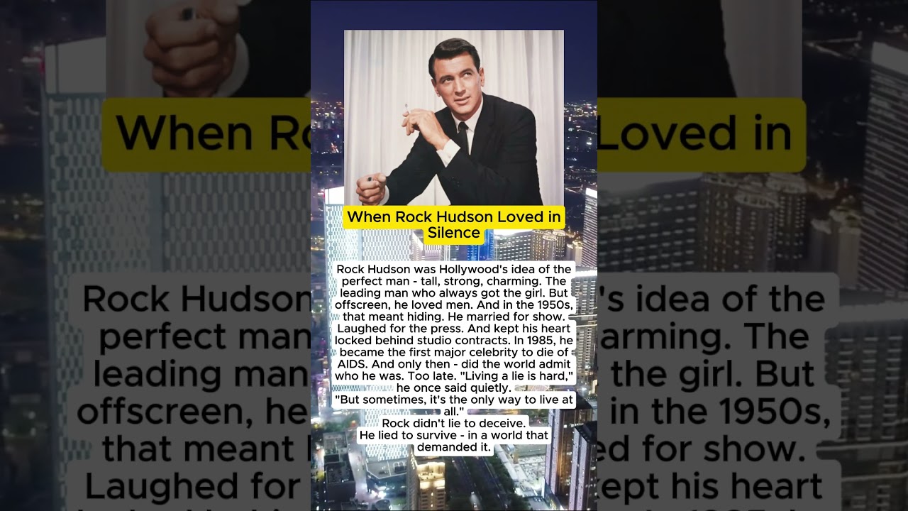 Why Did Rock Hudson Keep This Secret? #Famous #Celebrities #History #legends