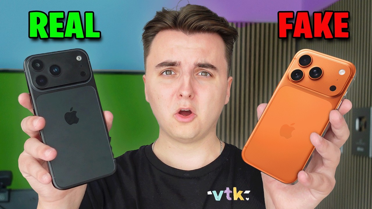 Koupil jsem Fake iPhone 17 Pro a Porovnal s Originálem! (fail)
