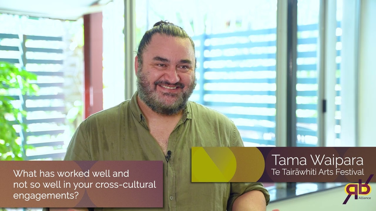 Regional // Regional Alliance Member: Tama Waipara from Te Tairāwhiti Arts Festival