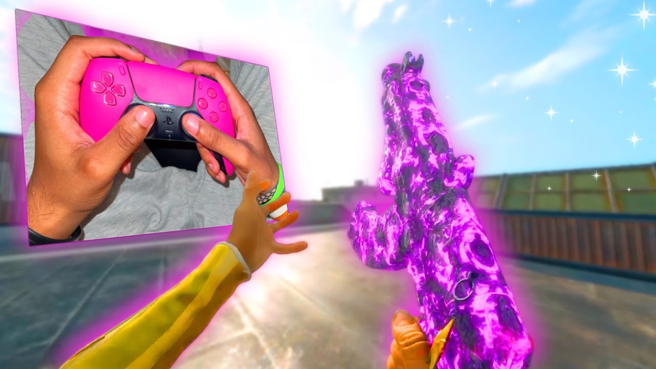 Pink PS5 Controller Movement 💗 + Handcam