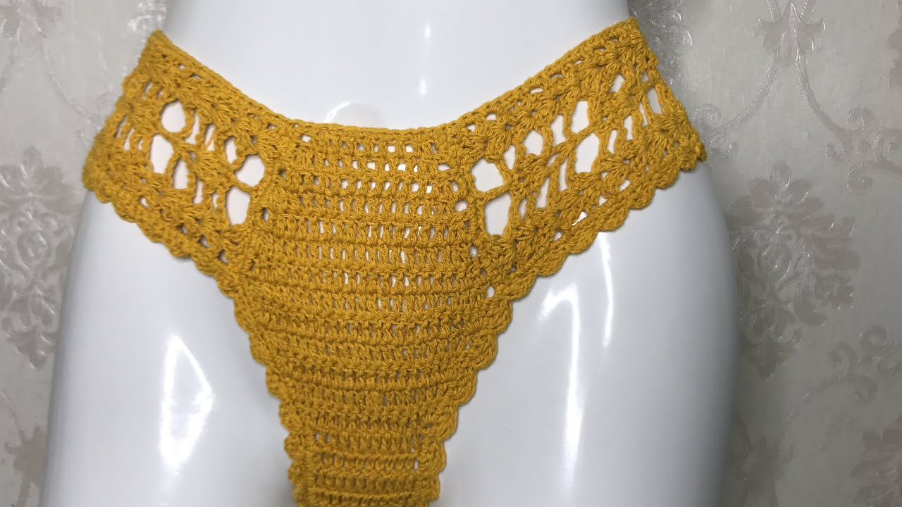 BIKINI EN CROCHET FÁCIL  Parte De Abajo De 👙