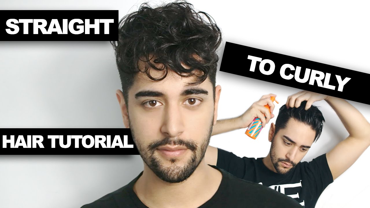 Straight To Curly Hair - How To Get Curly Hair (Men's Hair Tutorial)  ✖ James Welsh