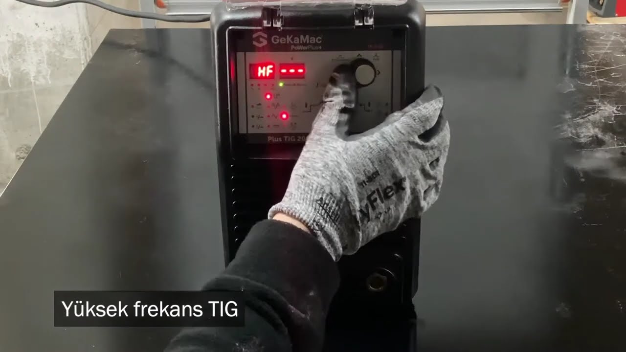 POWER TIG 200 AC DC PULSE PFC / Panel ve Kurulum - Presentation du panel avant  #weldingmachine