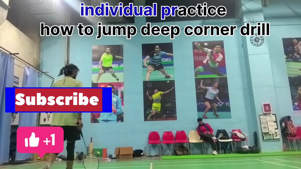 How to jump Deep corner 🏸 