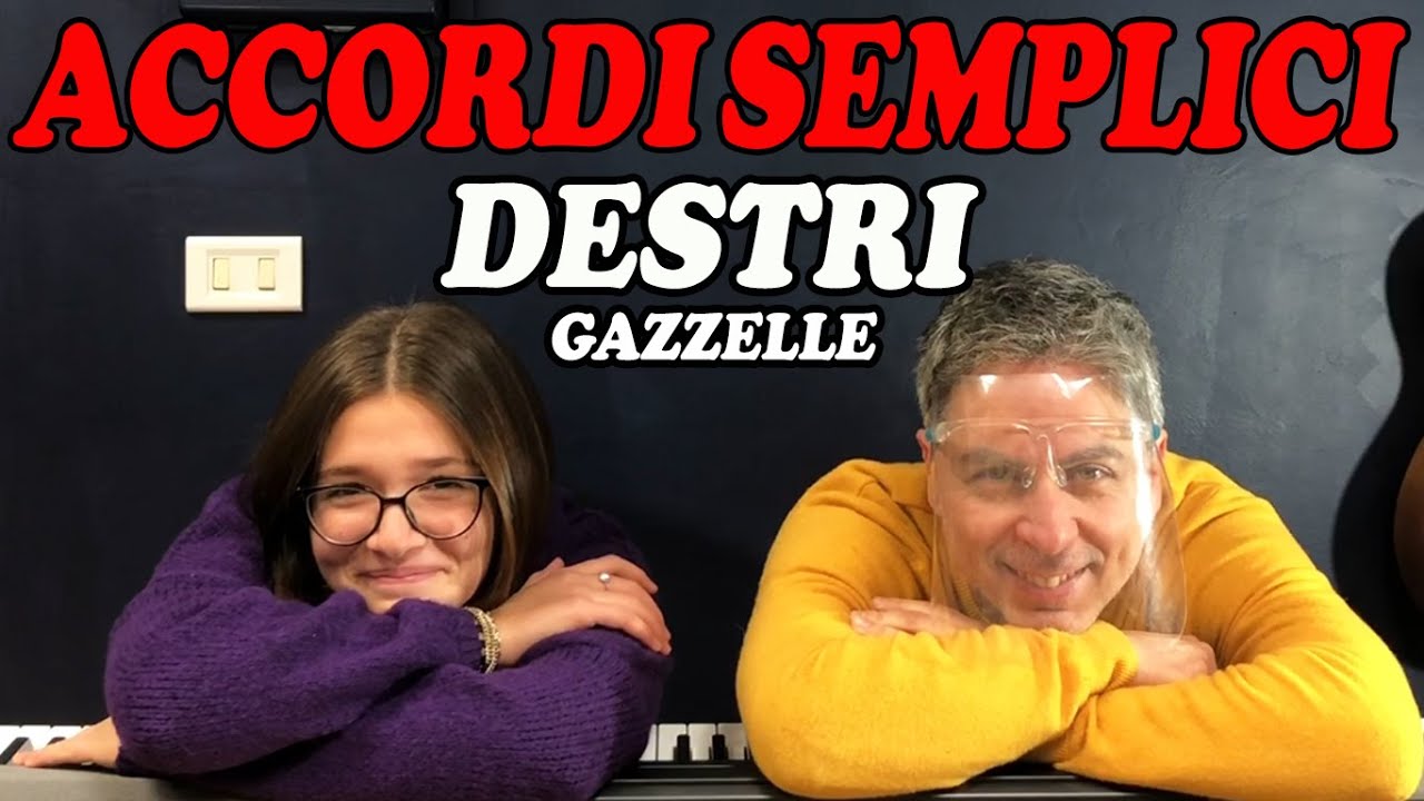 Destri (Gazzelle) - Tutorial Pianoforte - Accordi Semplificati