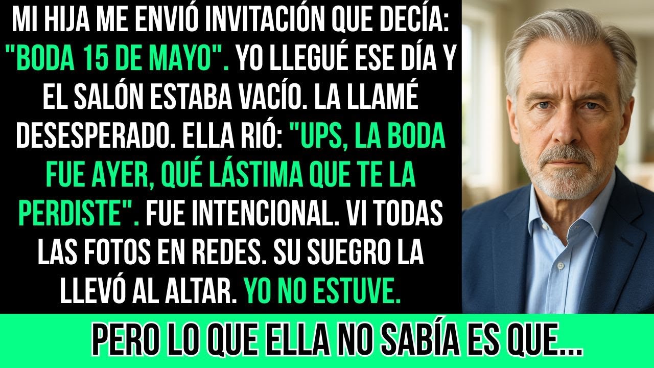 Mi Hija Me Dio Invitación Con Fecha Equivocada: 