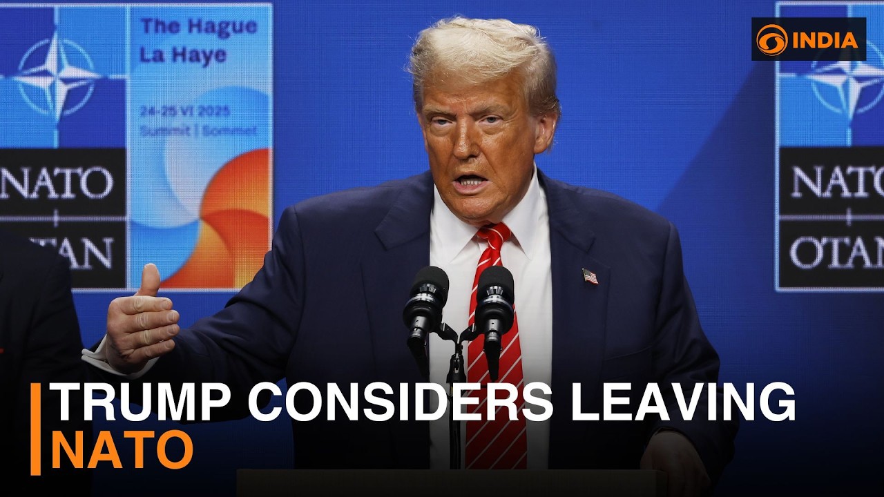 Трамп рассматривает возможность выхода из НАТО и другие новости | Прямая трансляция DD India | 18...