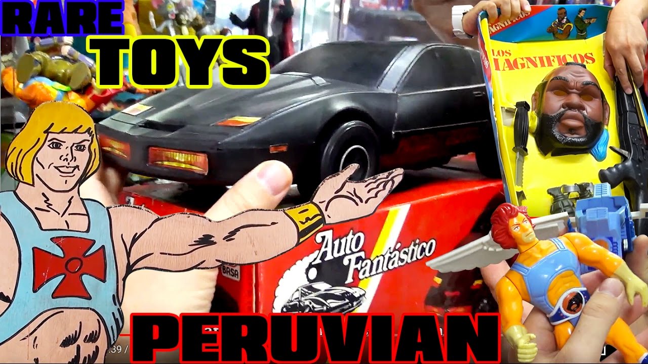 BASA VINTAGE TOYS TOY HUNTING PERU LIMA CRITTERIA COLECCIONABLES JUGUETES KITT A TEAM THUNDERCATS