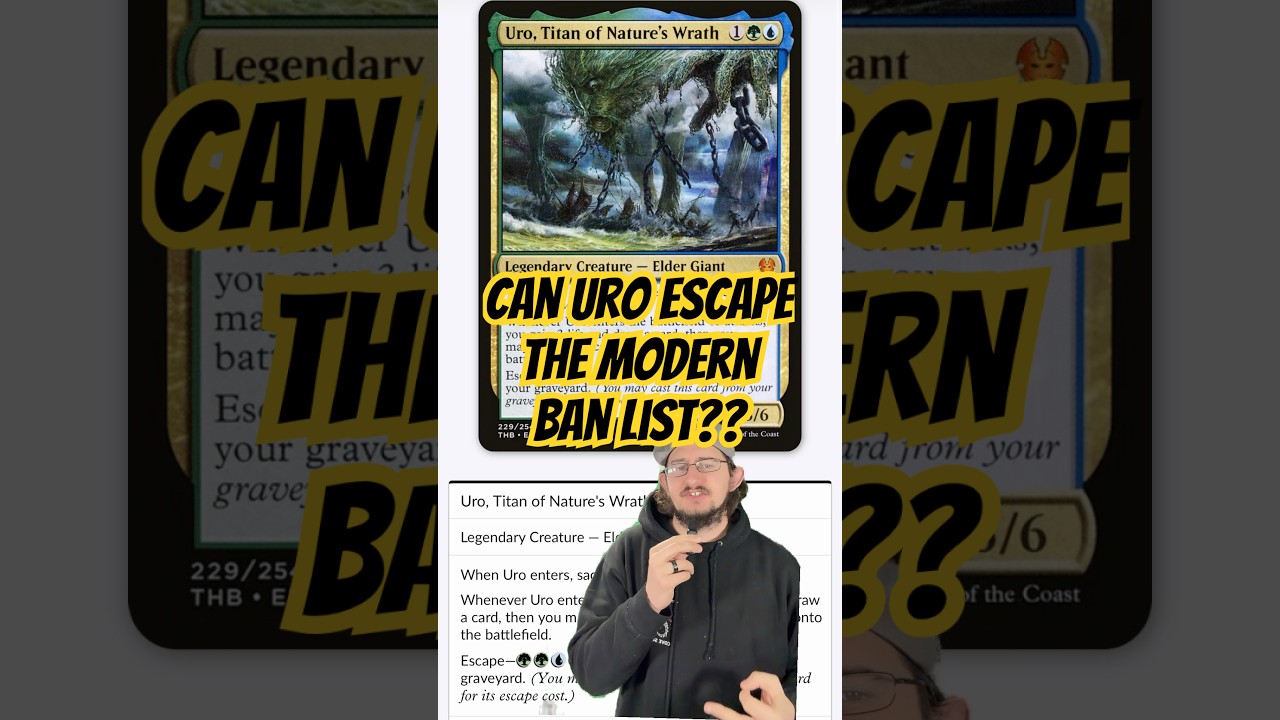 Can We Unban Uro?? #competitive #mtg #reels #shorts #cardgamestrategies #modern