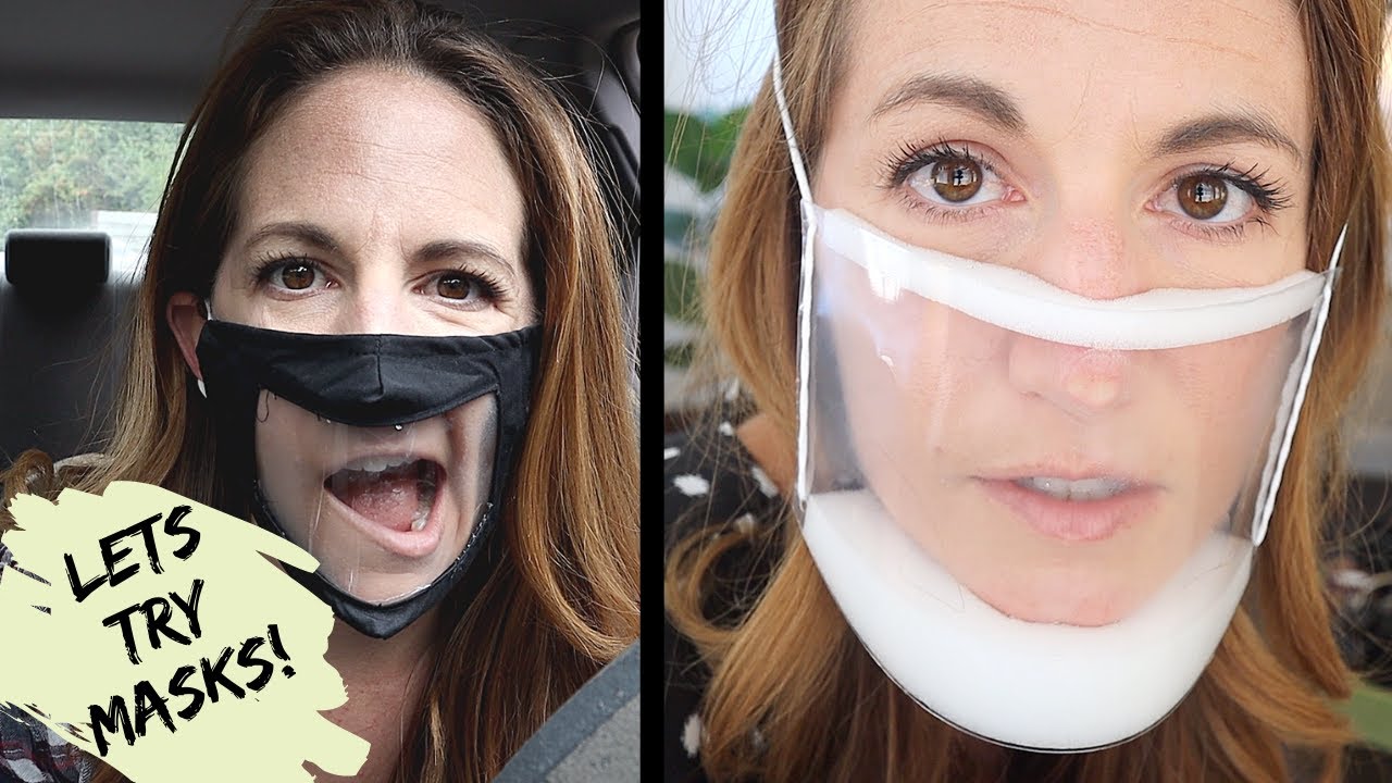 Trying out See Through Masks for In-Person Therapy