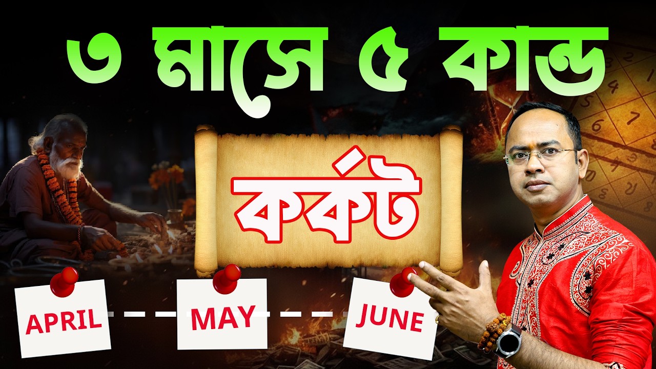 কর্কট রাশি 2026 Rashifal – ৩ মাসে ৫ কাণ্ড | বড় প্রাপ্তির জন্য নিজেকে তৈরি করুন আজই | Santanu Dey