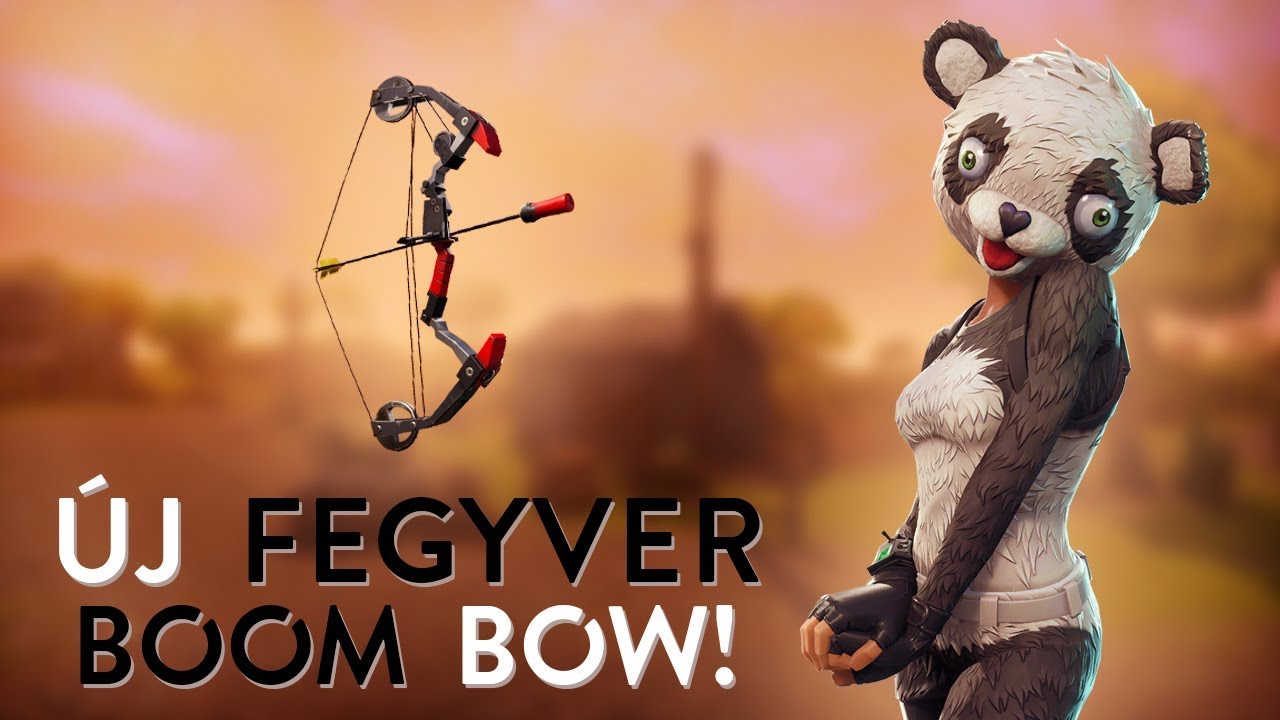 VÉLEMÉNY AZ ÚJ FEGYVERRŐL! | BOOM BOW! (Fortnite Battle Royale)