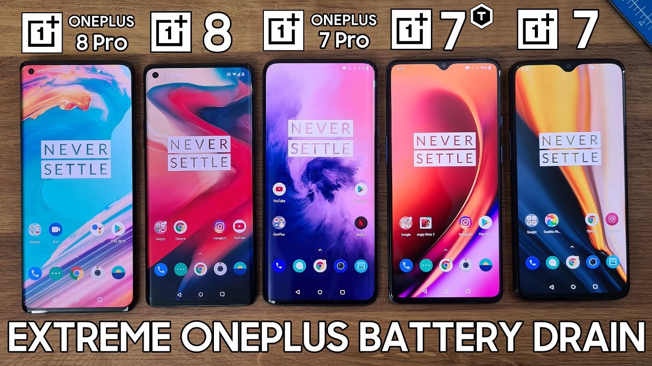 ЭКСТРЕМАЛЬНЫЙ РАЗРЯД БАТАРЕИ ONEPLUS — OnePlus 8 Pro против OnePlus 8 / OnePlus 7 Pro / OnePlus 7...
