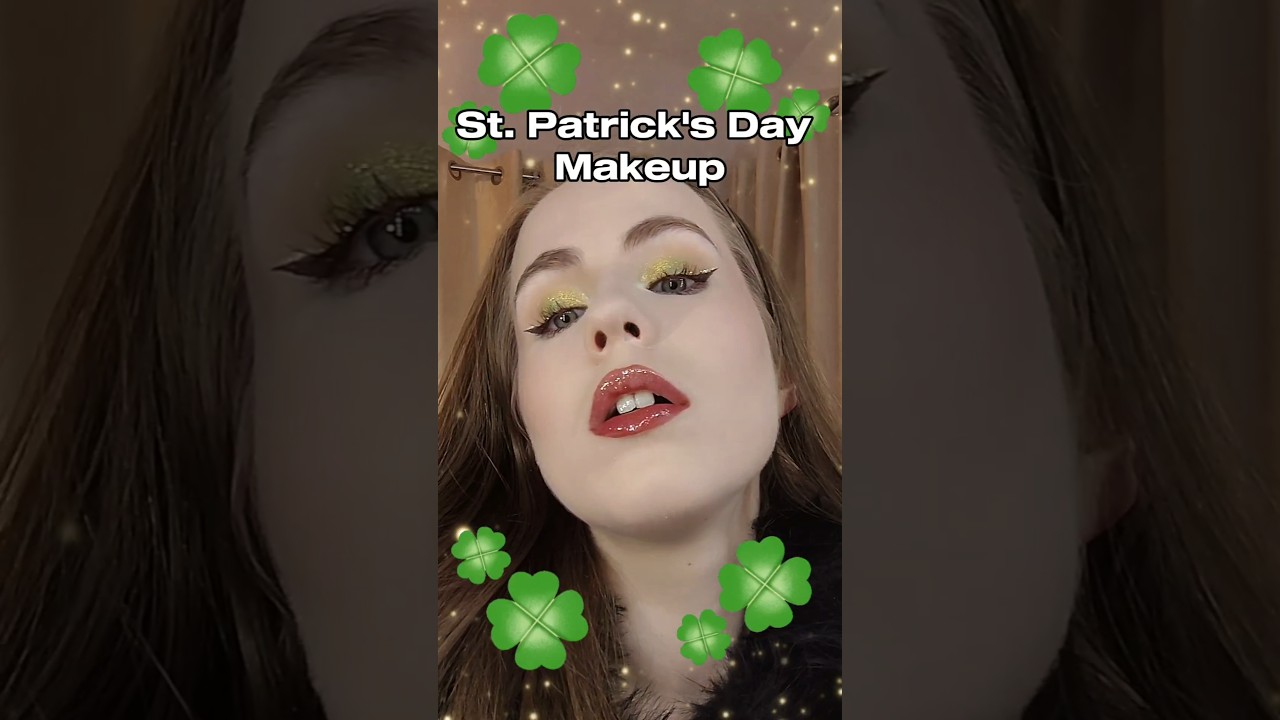 St Patrick's Day Makeup #makeup #beauty #stpatricksday #ireland #irish #fyp #trend #foryou #trending