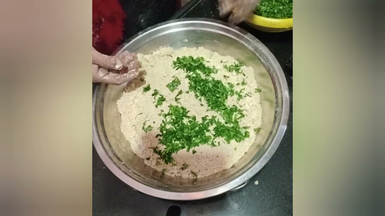 Methi ki bhaji ke Parathe ( Bundelkhandi dish)