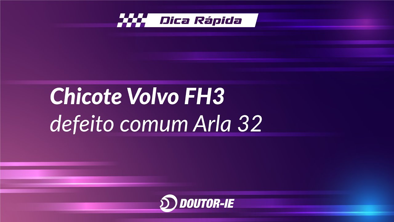 Arla 32: defeito comum no chicote Volvo FH3 | Doutor-IE