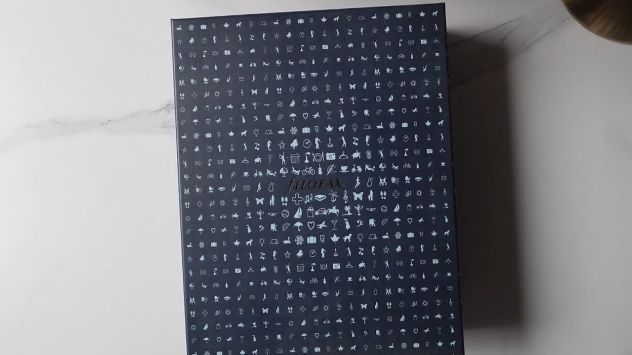 Распаковка планера Filofax Personal на кольцах