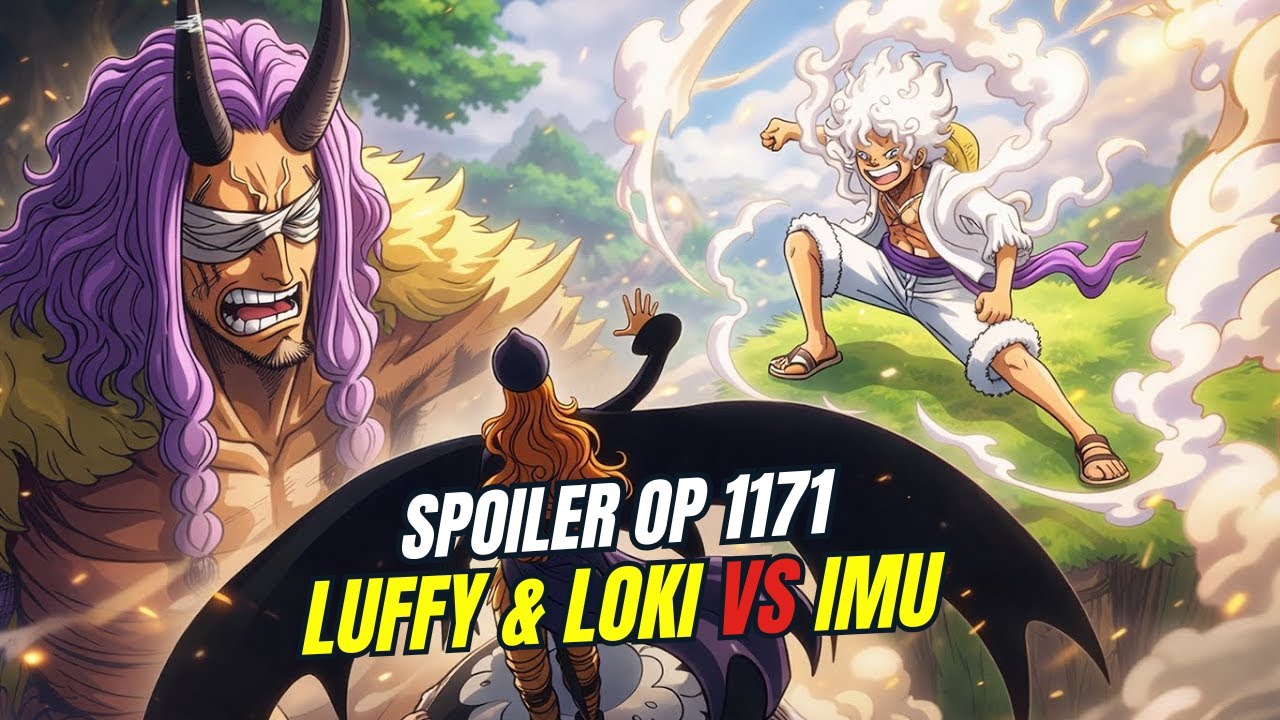 SPOILER OP 1171 !! AKHIRNYA LOKI & NIKA LUFFY BERHADAPAN LANGSUNG MELAWAN IMU ( HINT ONE PIECE )