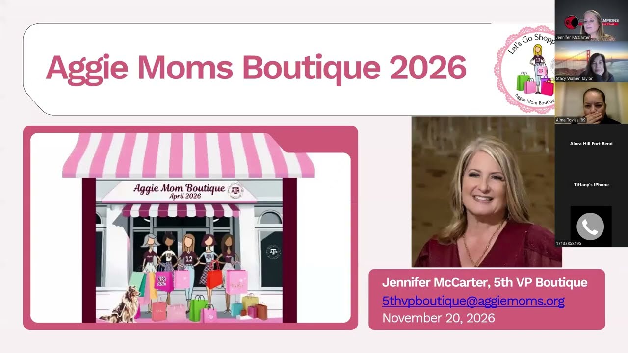 Boutique 2026 Information Session