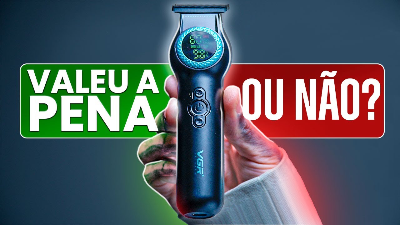 Máquina de Acabamento VGR V990 - Apenas R$ 96 💈🔥