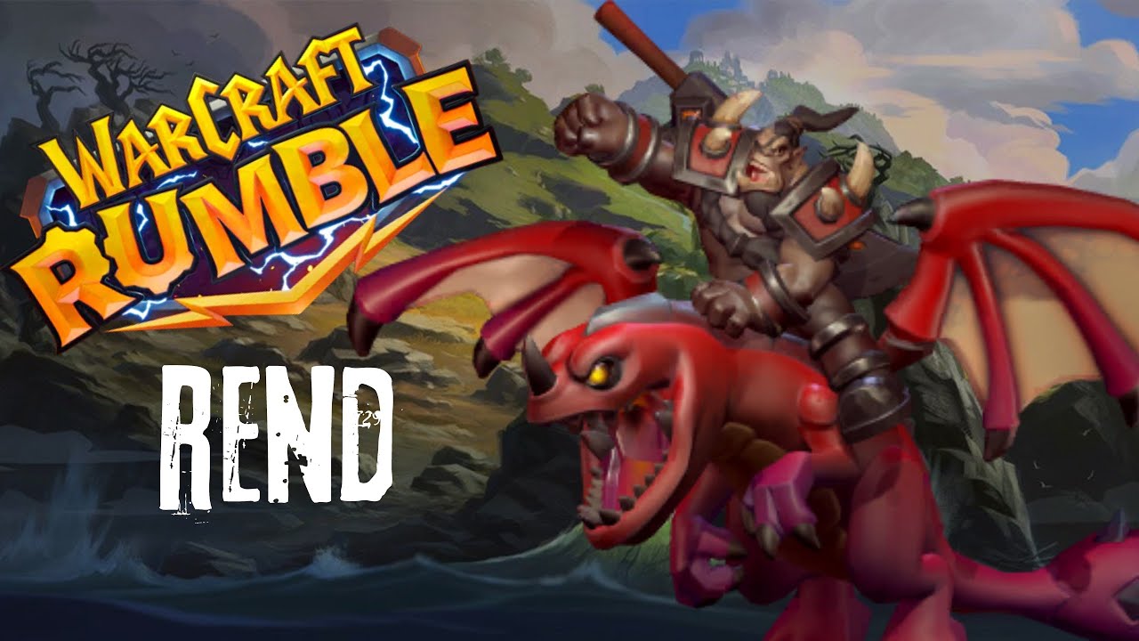 Warcraft Rumble PvP : Rend 5k+ High win rate build Season 7  ( Dragon Towers ) !