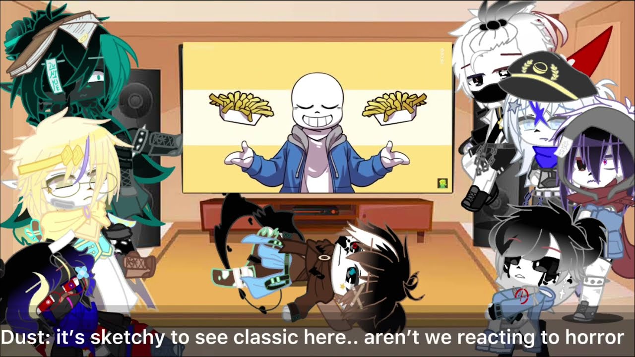 ||•Sans aus react to horror sans/horrortale •|| read desc for credits! ||