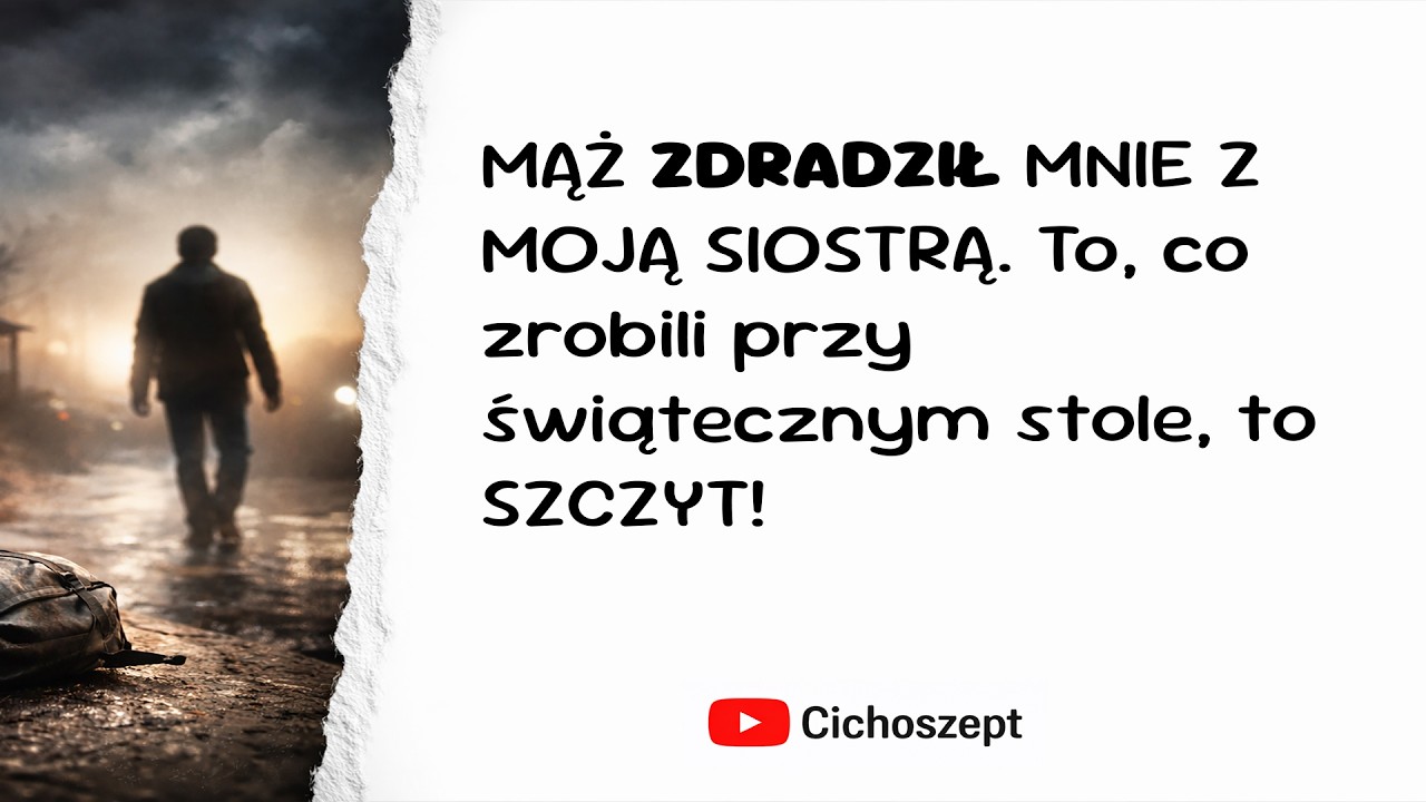 Mąż zdradził mnie z moją siostrą. To, co zrobili przy świątecznym stole, to SZCZYT!