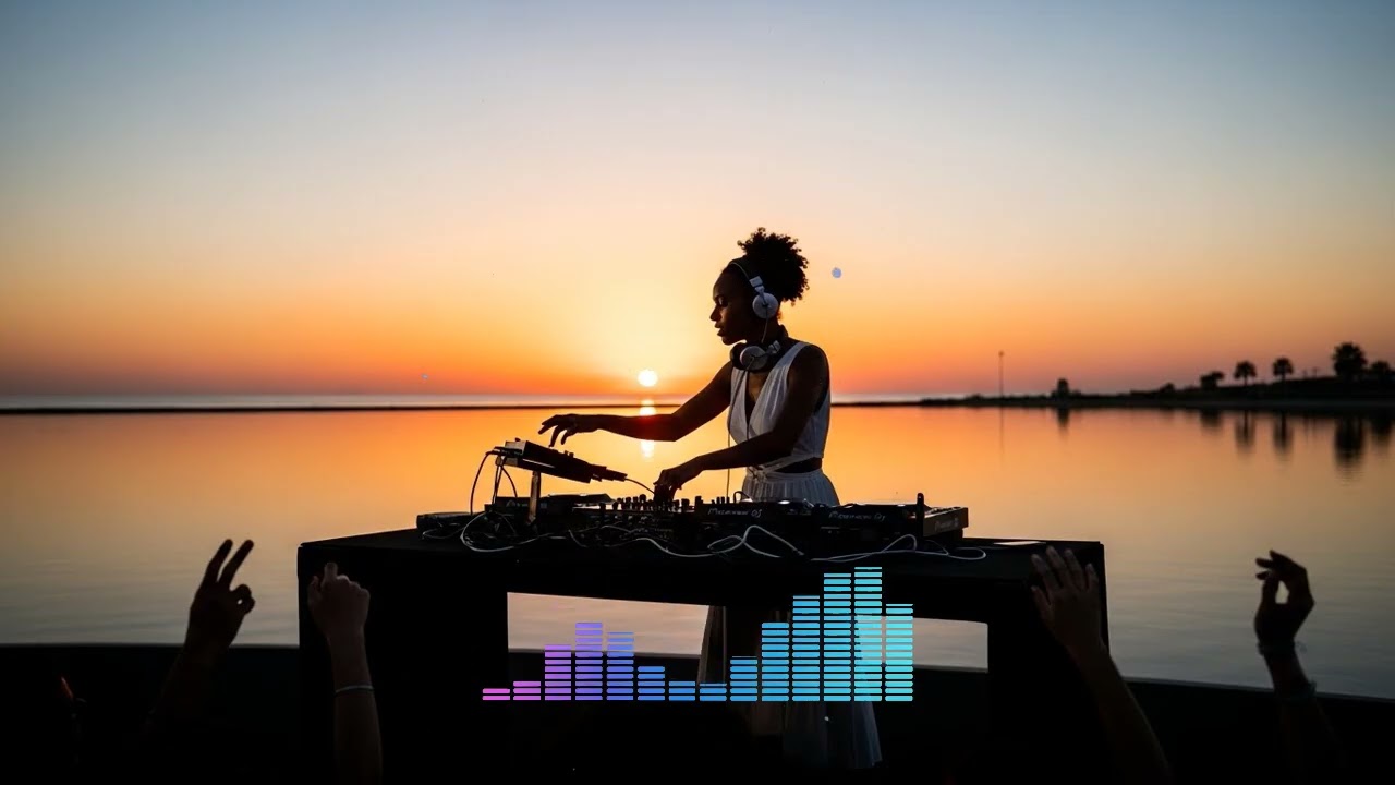 Afro House Live DJ Set Sunset Beach Mix with Deep African Rhythms