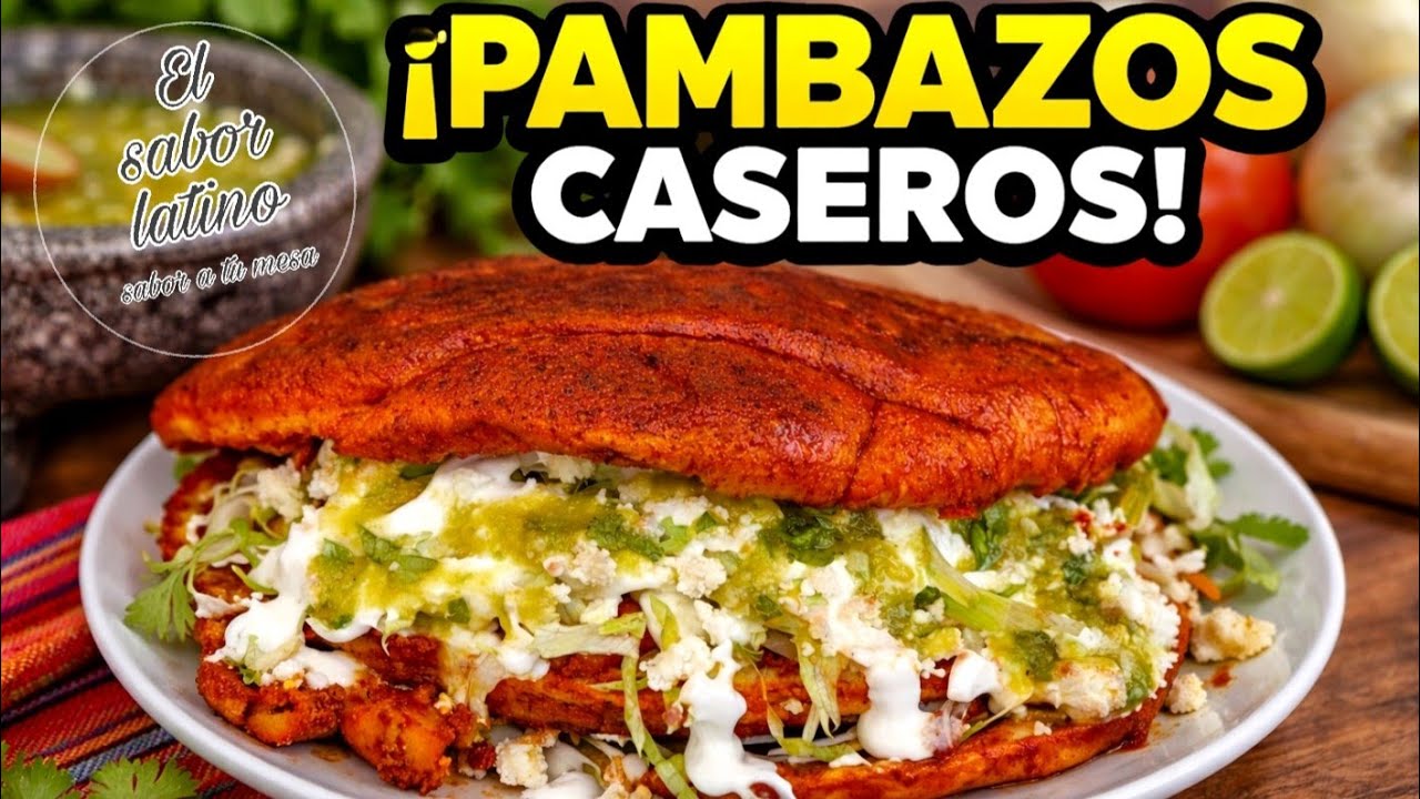🔴Así se hacen los PAMBAZOS Mexicanos más deliciosos | Receta casera!