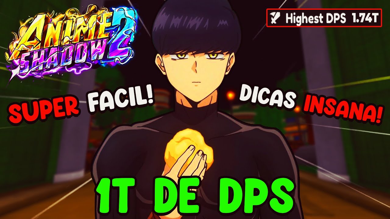 COMO PEGAR 1 TRILHÃO DE DPS NO ANIME SHADOW (RAPIDO E FÁCIL!)