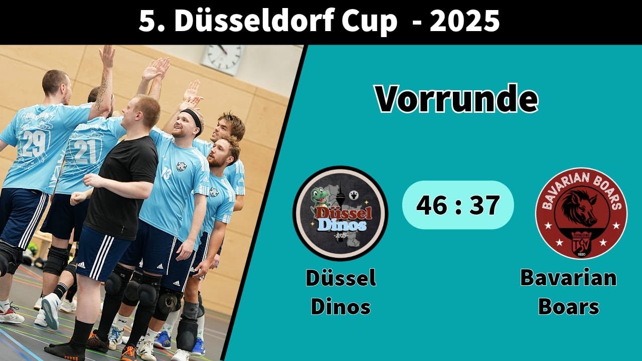 5. Düsseldorf Cup – Group Stage - Düssel Dinos vs. Bavarian Boars - 46:37