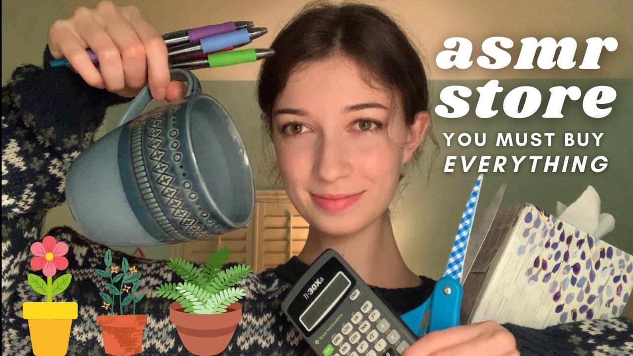 ASMR Store Roleplay | selling random objects *you must buy everything* (soft spoken, lofi)