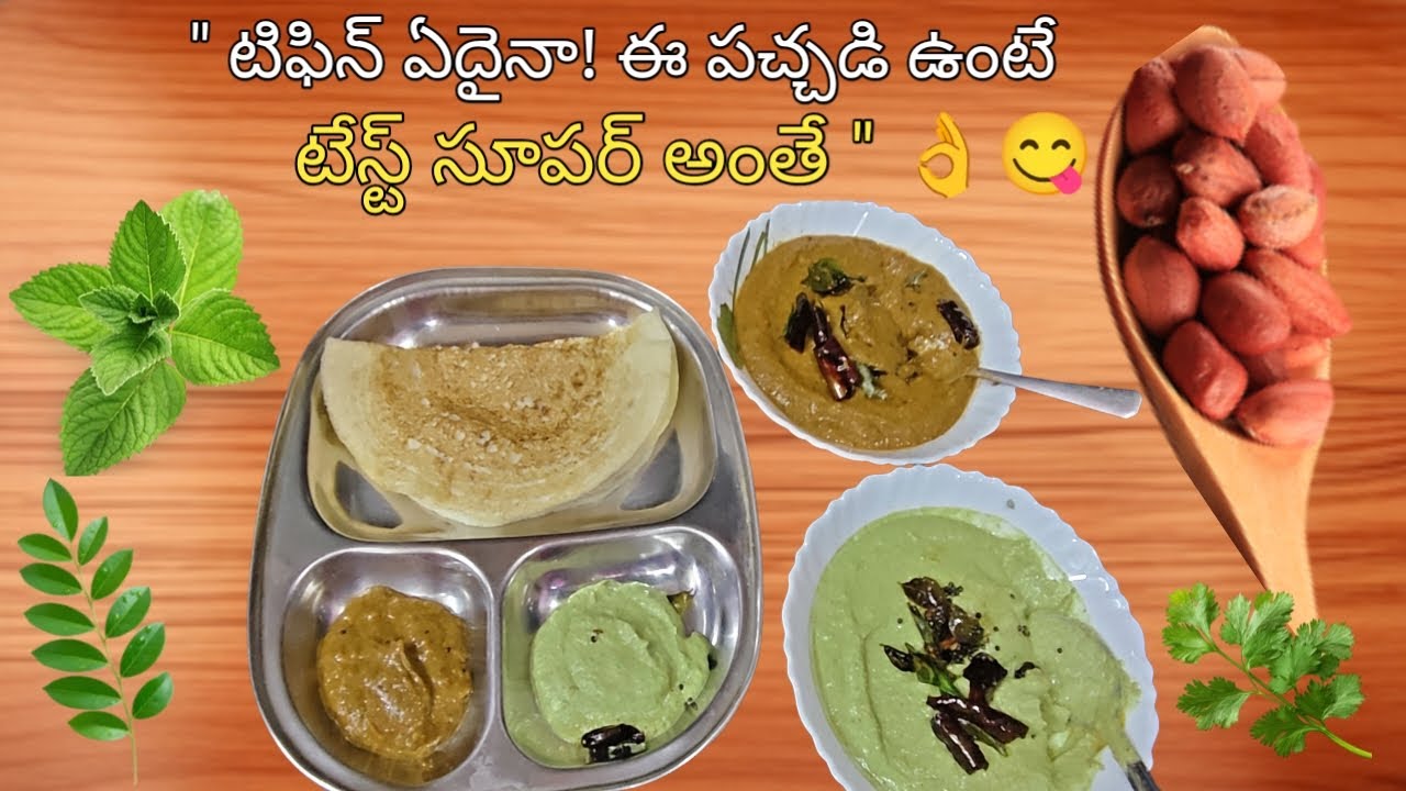 Dosa ఇడ్లీలోకి సూపర్ టేస్ట్ చట్నీలు... 😋🤤👌 నోరూరించే రుచితో ఇలా  చేయండి/vlog