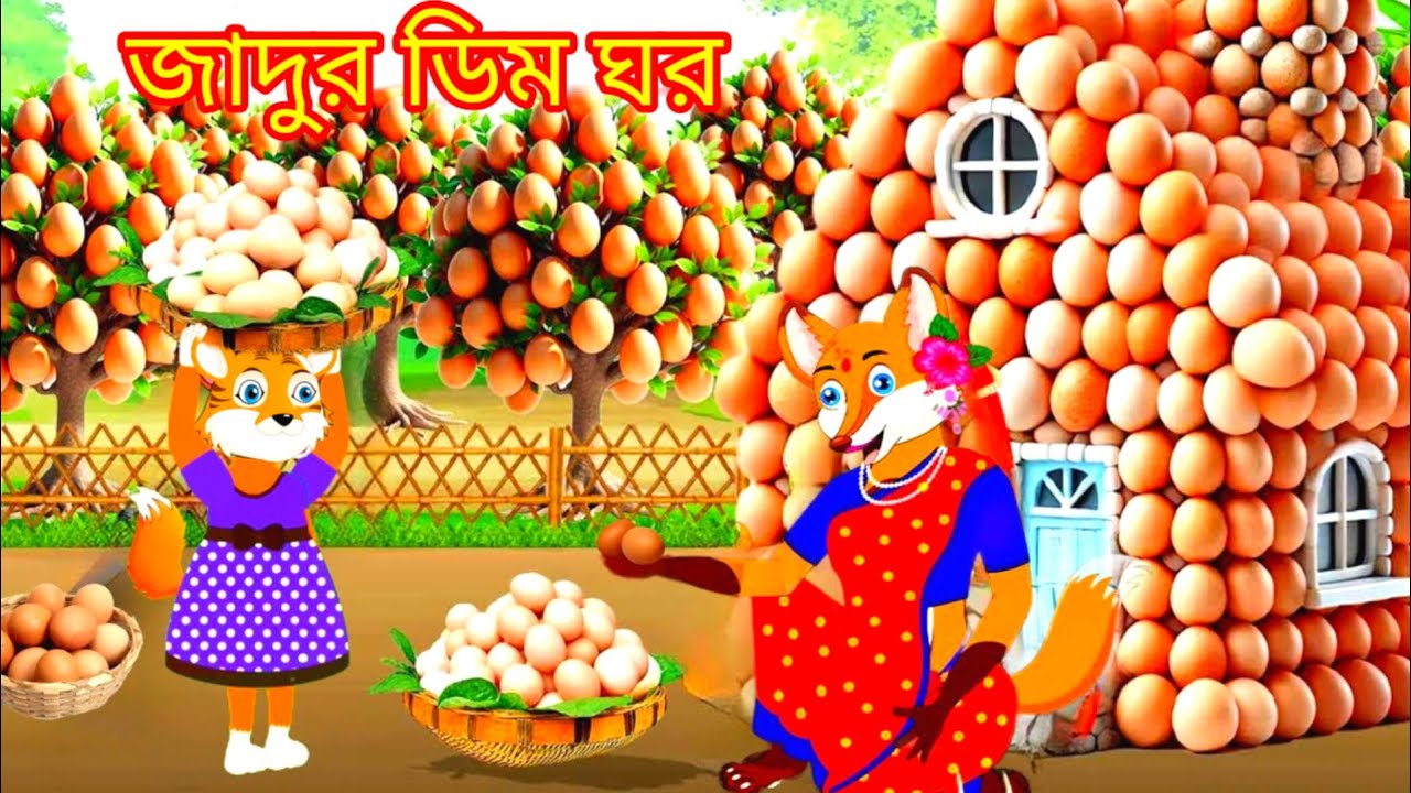 জাদুর ডিমের ঘর | Bangla Cartoon Story for Kids & Family | Fox Story