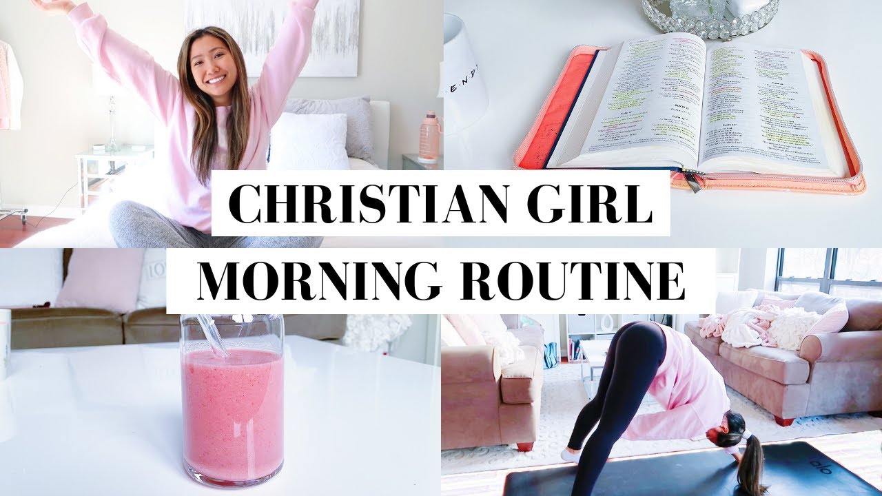CHRISTIAN GIRL MORNING ROUTINE | Morning Routine With God ♡