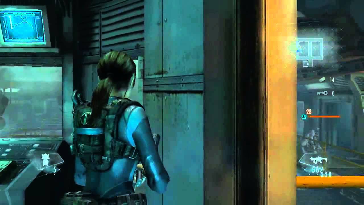 Resident Evil Revelations Raid Mode Stage #14 Trench, Rank S, Trinity Bonus, Jill Valentine