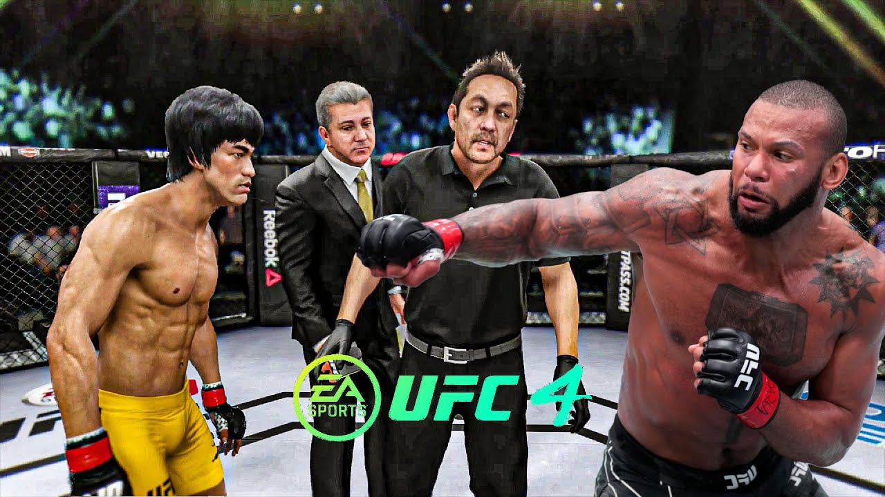 Брюс Ли против Тиаго Сантоса в игре EA Sports UFC 4 Dragon Fight 🔥🐲