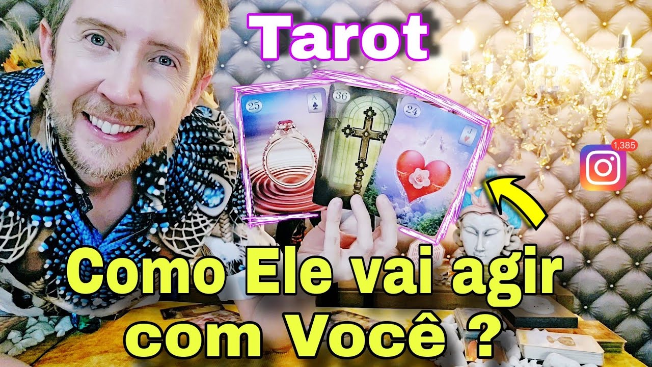 Como ele vai agir com você e como você tem que agir com ele ?Tarot de hoje-buba tarot-rei do oraculo