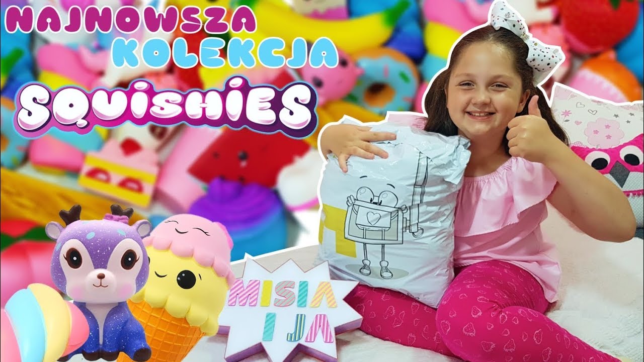 SQUISHY - MOJA NAJNOWSZA KOLEKCJA 🍰 SQUISHIES 🍓 GNIOTKI 🍌 SUPER KONKURS!