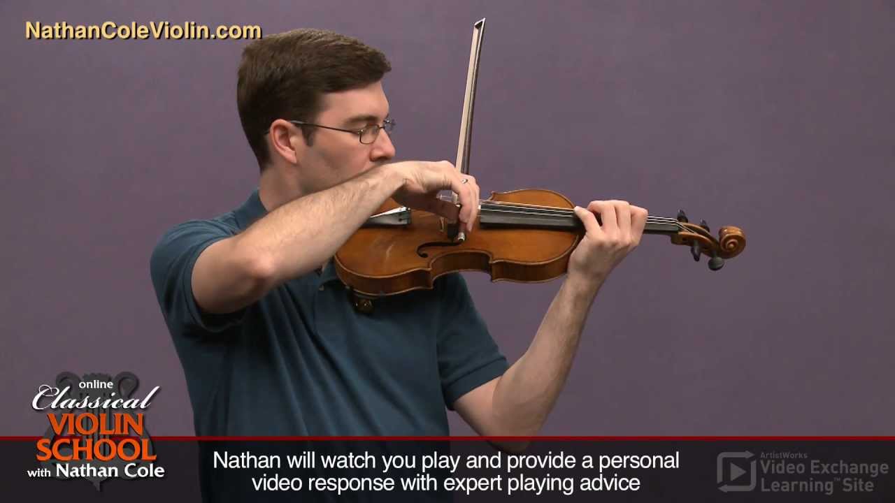 Violin Lessons: Kreutzer Etude #1 with Nathan Cole