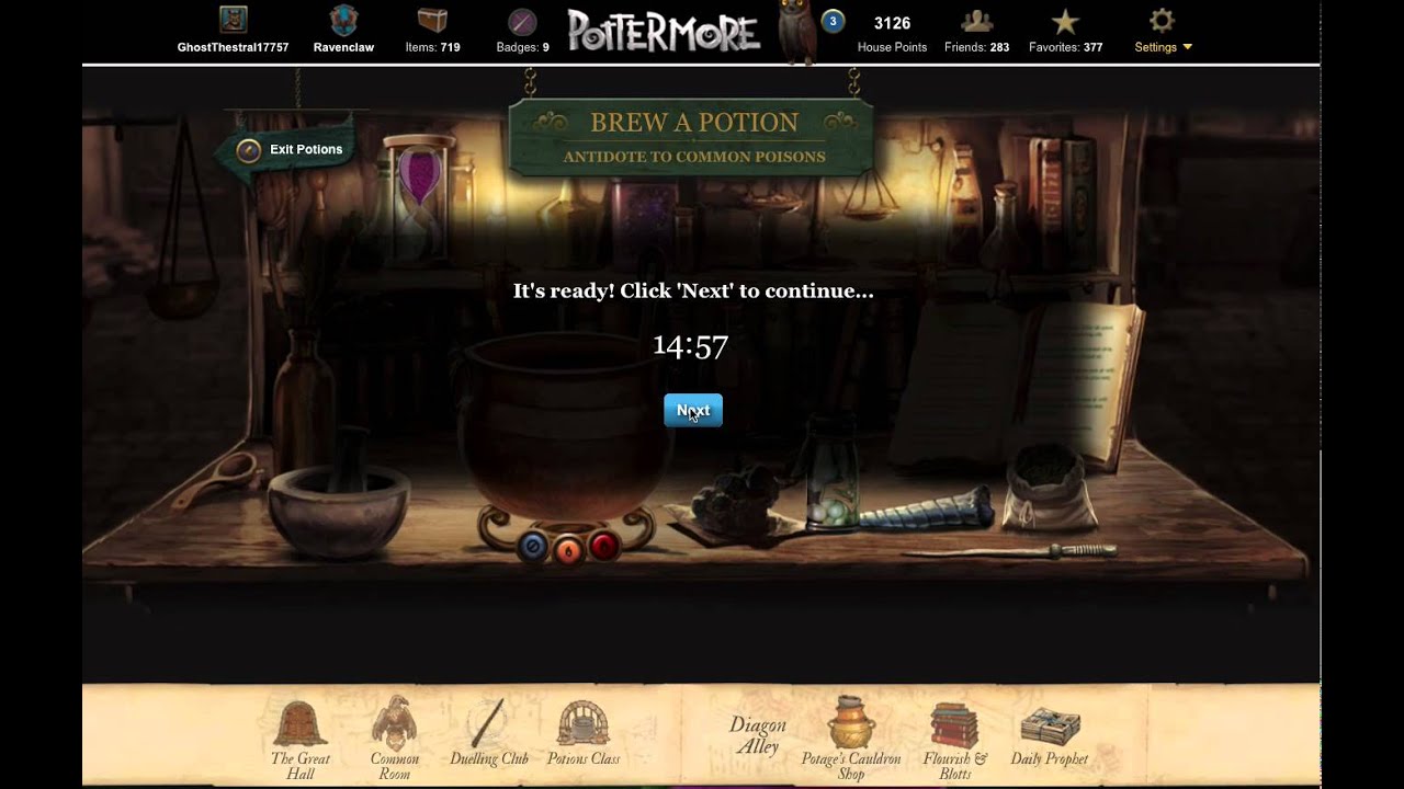 Antidote to Common Poisons Tutorial - Pottermore