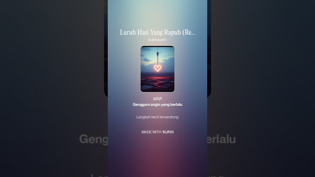 Luruh hati yang rapuh