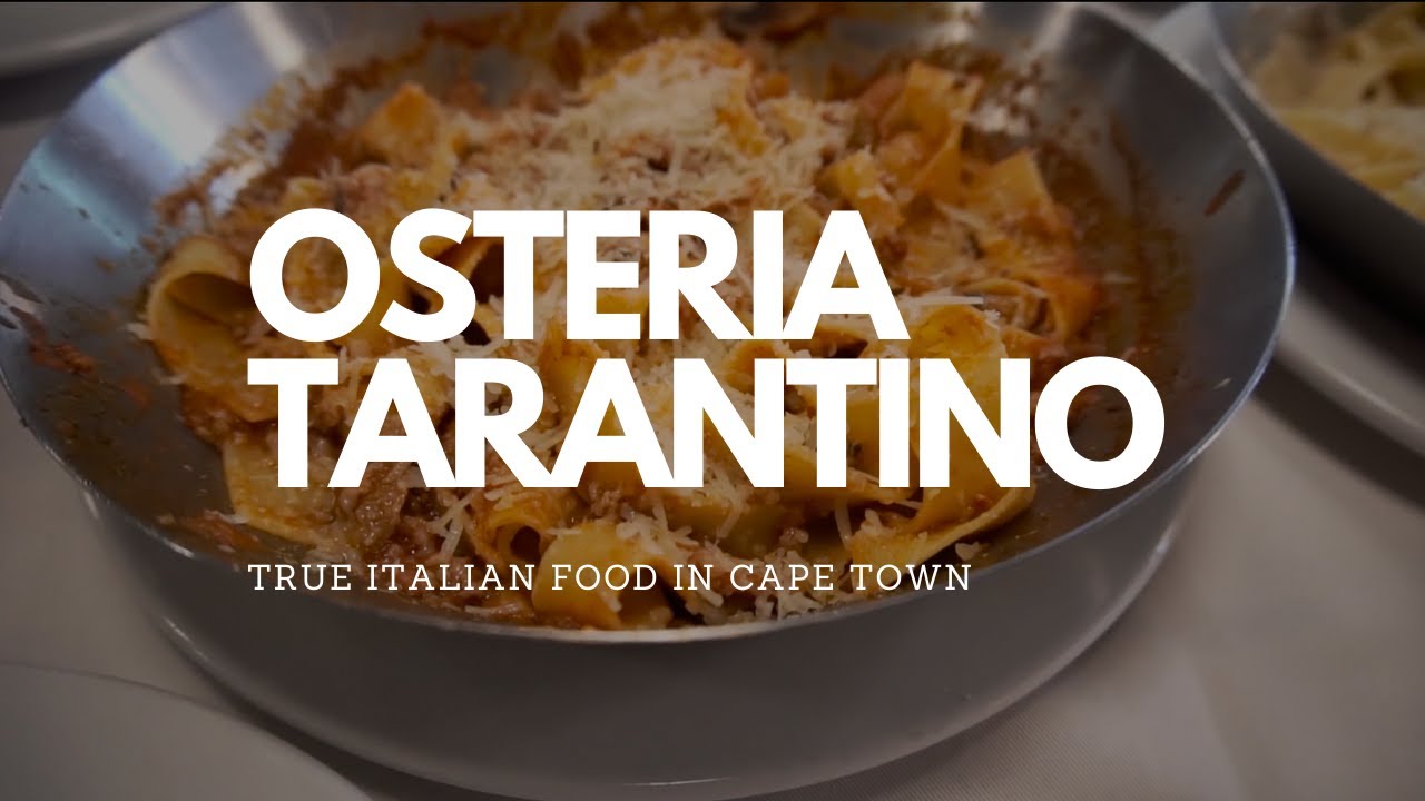 OSTERIA TARANTINO - An authentic Italian restaurant in the heart of Cape Town.