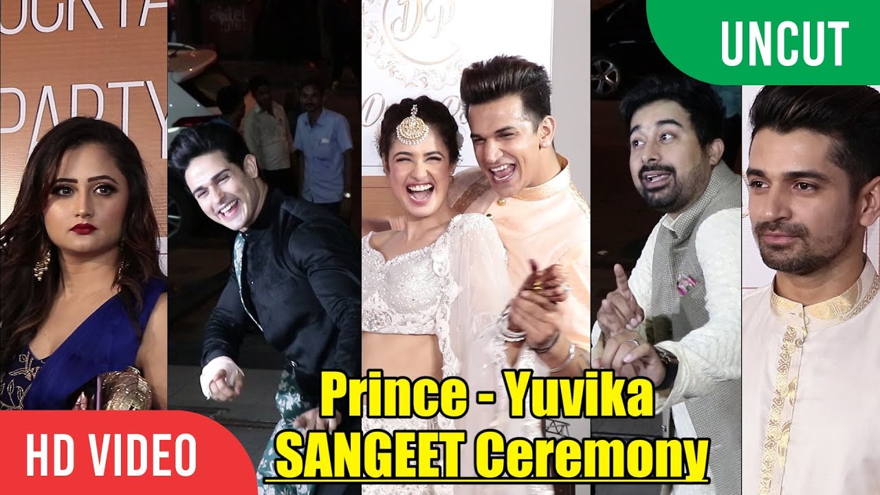 Prince Narula And Yuvika Chaudhary GRAND Sangeet Ceremony | FULL NIGHT PARTY