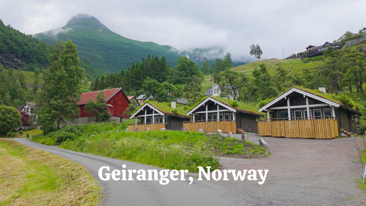 [4K Walk] Geiranger, Norway | Quiet Walk After Rain on a Scenic Trail