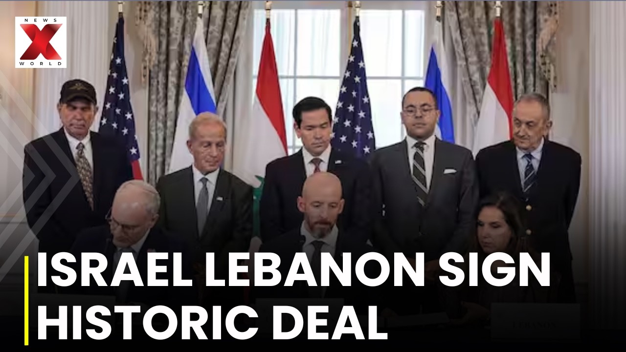 Israel and Lebanon sign historic US brokered security framework agreement | NewsX World