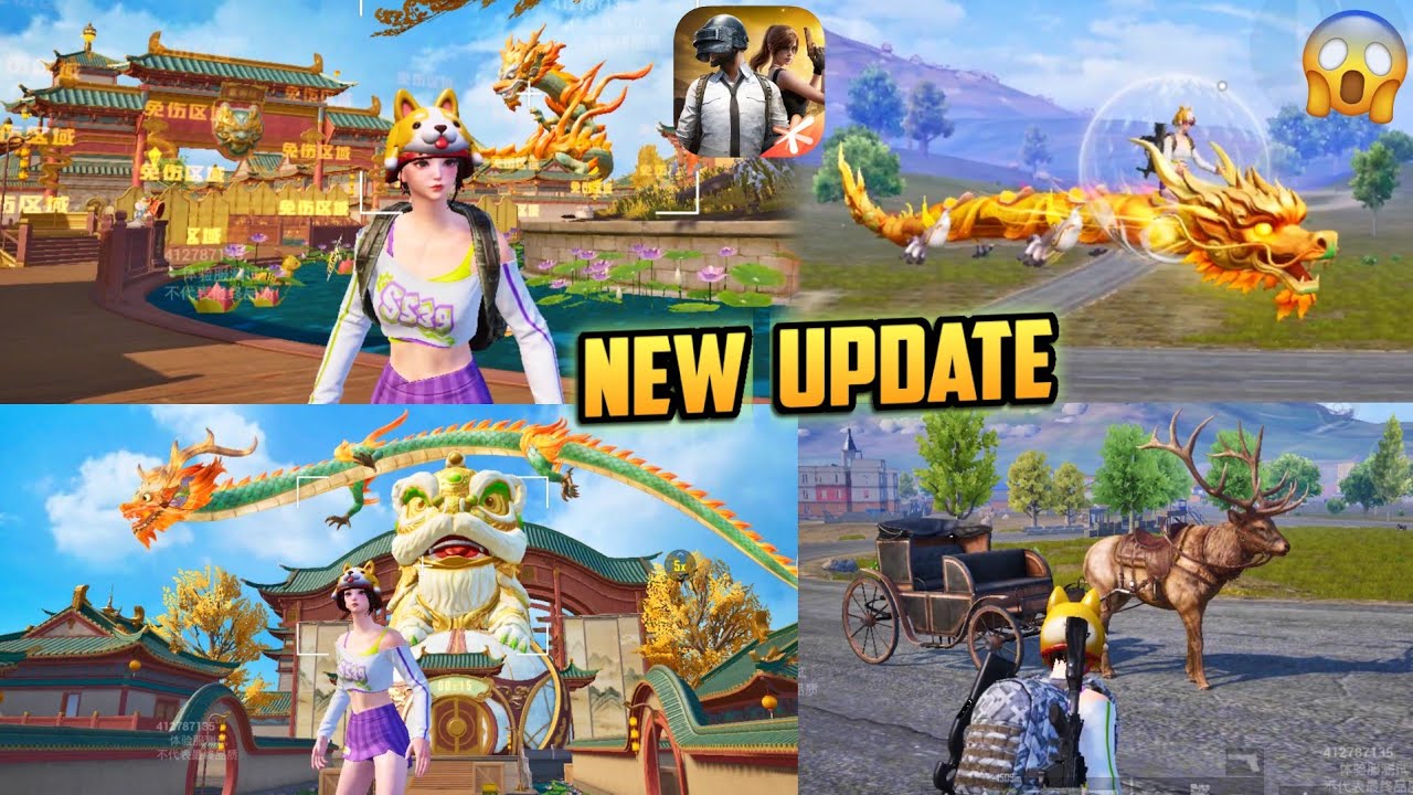 New GOLDEN AUTUMN Update Dragon Lion City Mode | Game For Peace NEW UPDATE 1.38 Gameplay !